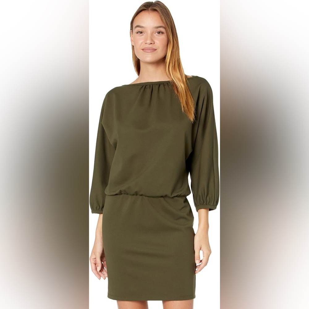 Trina Turk Bella Olive Green Dress